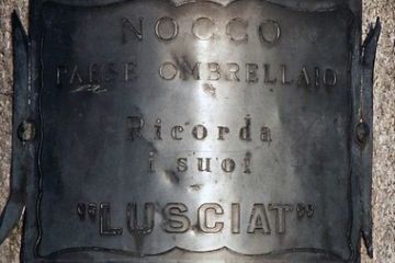 Frazione Nocco - Targa pilone ingresso di Nocco